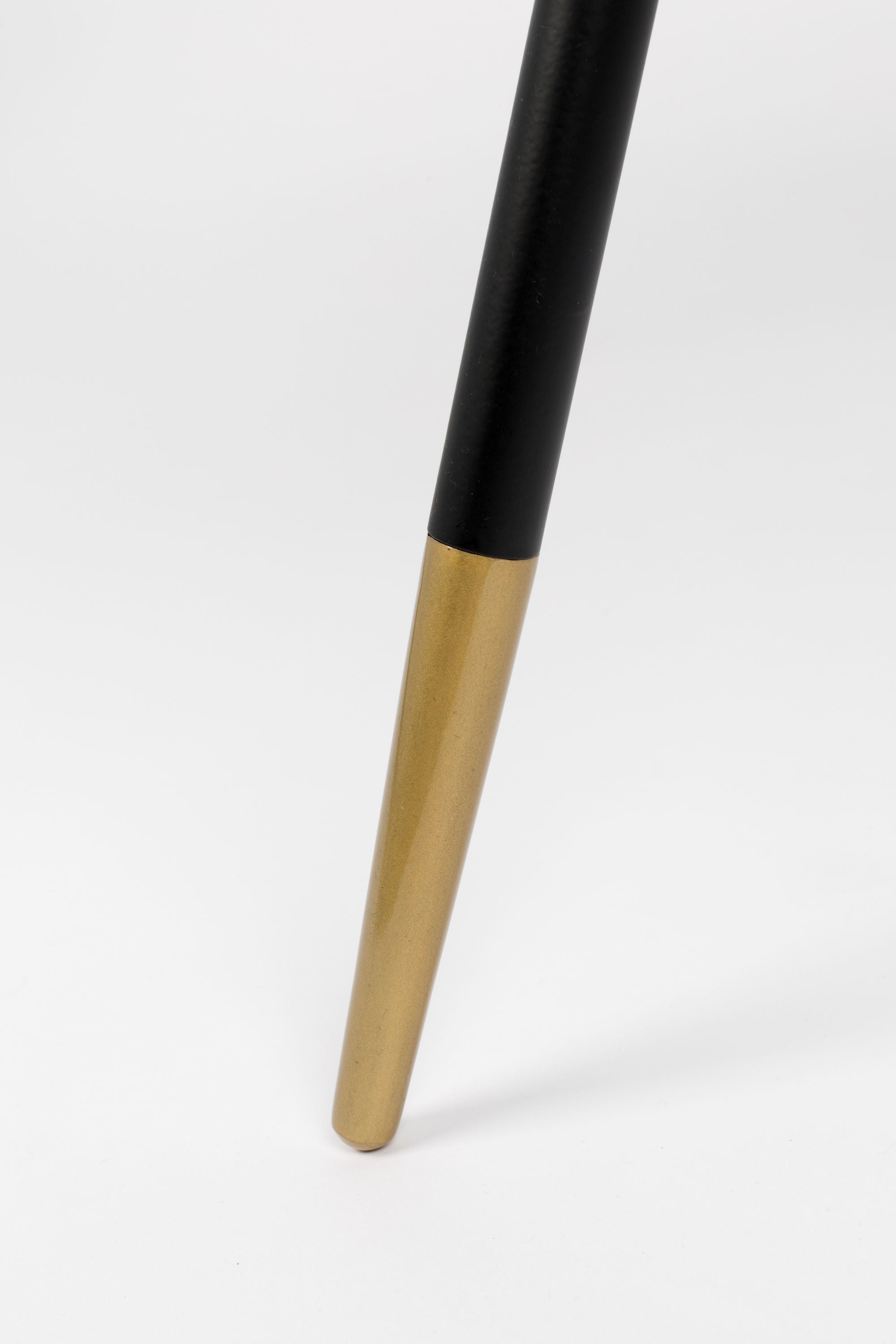 Denise Brown Wood & Gold Round Coffee Table